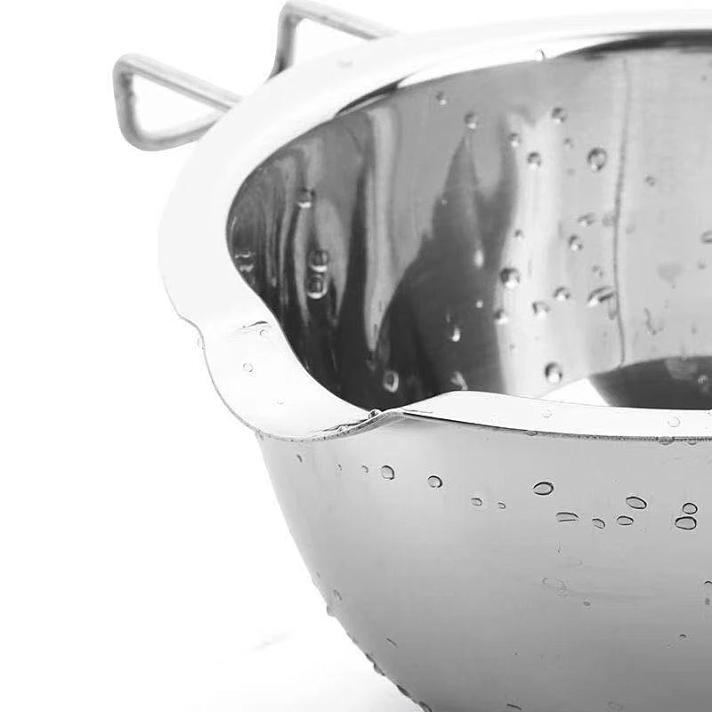 Double Boiler Melting Pot For Candy/Candle/Wax/Chocolate/Butter Stainless Steel Serving Spoon Melting Bowl with Long Handle
