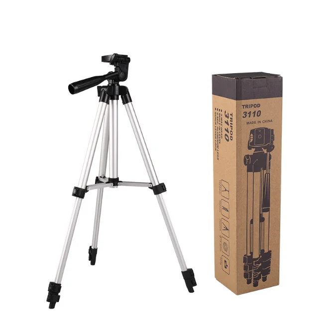 Aluminum Lightweight Selfie Tripod Wholesale 1020 Mm Aluminum Camera Stand For Camera Smartphone