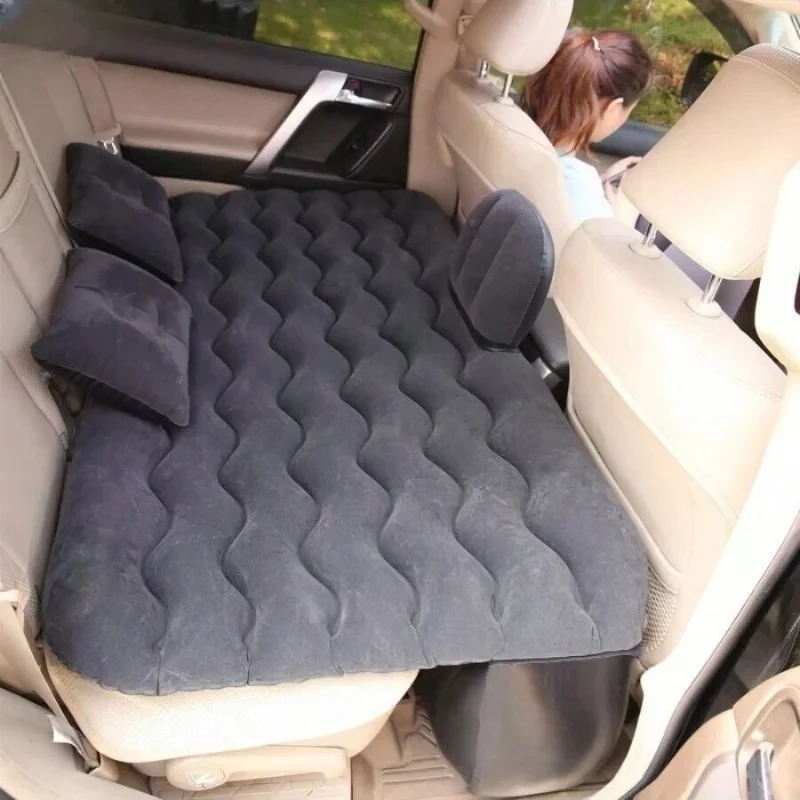 Outdoor Family Tourism Camping Picnicking Flocking Car Air Cushion Rear Seat Portable Sleeping Mat Travel Bed