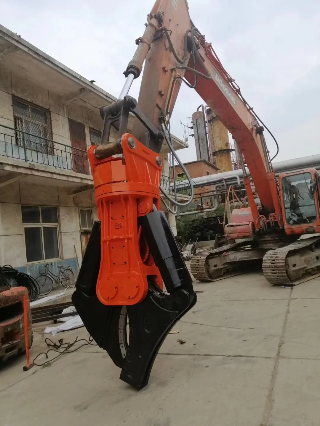 Demolition equipment sk460 excavator hydraulic shear
