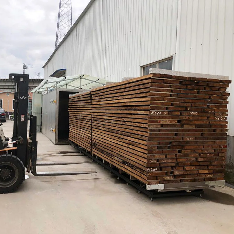 Wood pallet heat treatment ISPM 15 kiln machine