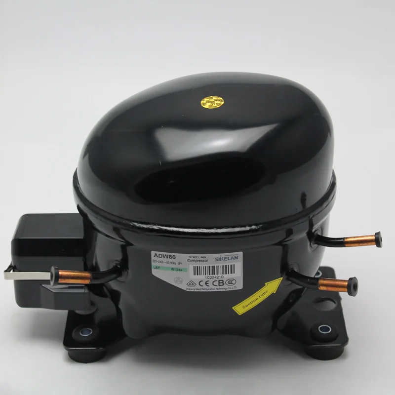 ADW86  refrigeration compressor  220-240v R134A 1/4+HP Domestic