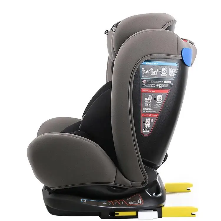 Wholesales 360 Swivel  0 - 36kg Black Children Baby Safety Car Seat with Isofix Interface