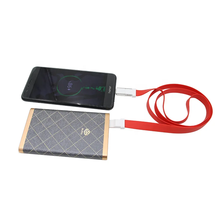 Vnew multifunction Usb c charger cable portable 8pin Type C Micro Lanyard Charging and data usb cable for mobilephone