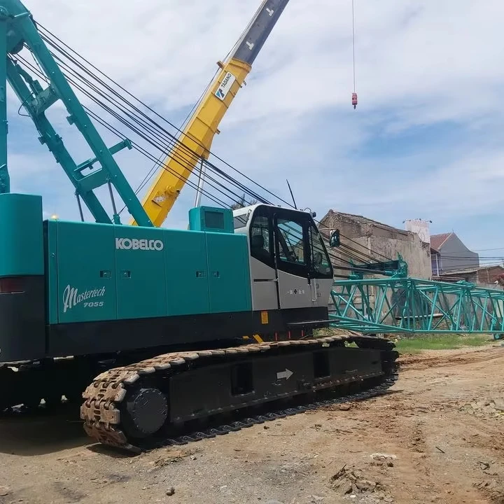 used 35ton kobelco hydraulic 45 ton 40 ton crane sl6000 7405 7150 crawler 7055 cranes track shoe kobelco 300 ton spare parts