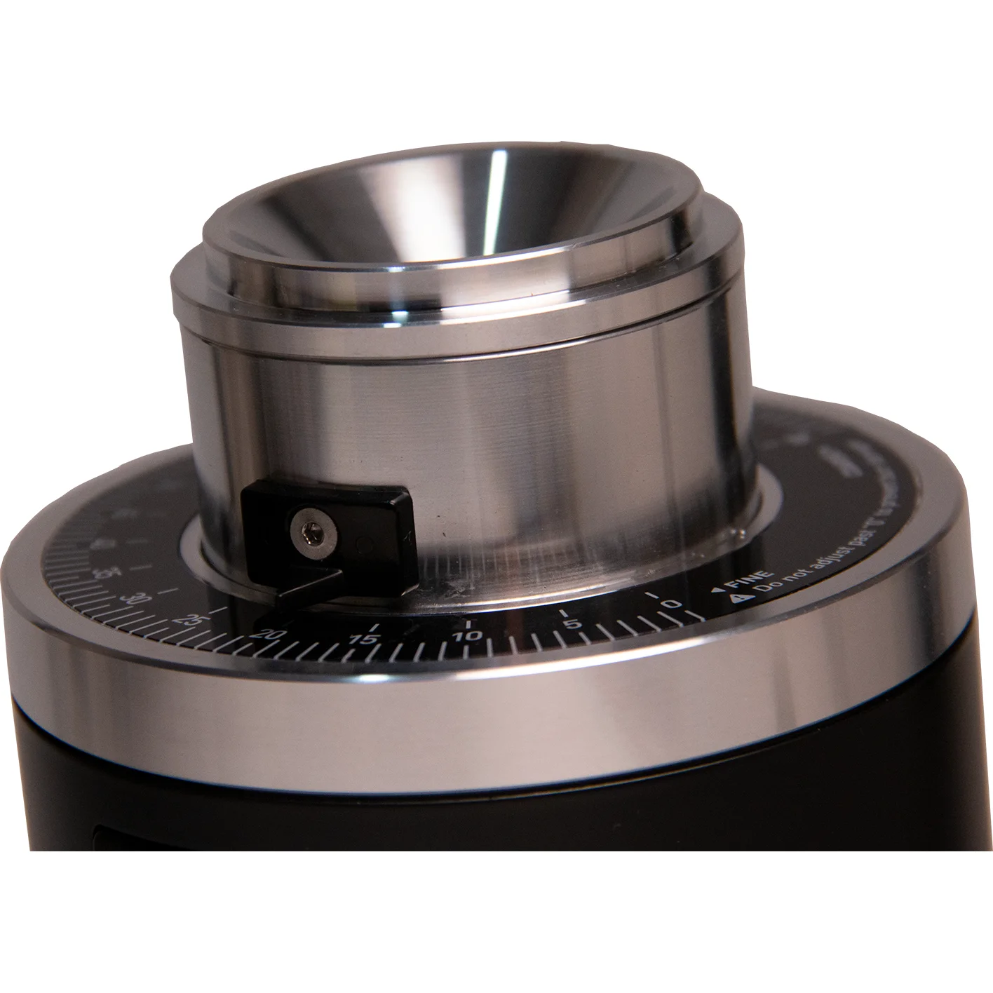 Small portable mini home kitchen coffee grinder machine mill automatic electric coffee grinder with 54mm Black Aluminum