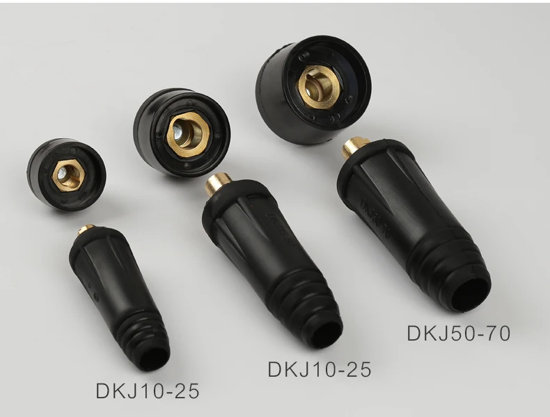 High quality Welded cable connector fast plug and socket DJK 10-25 25-50 Welding machine fittings