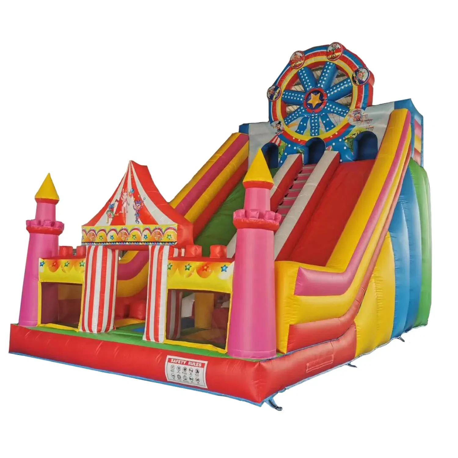 MASIGNS 610GSM Airtight PVC Coated Tarpaulin Inflatable Product Outdoor PVC Waterproof Tarpaulin Jumping Castle Fabric Tricot