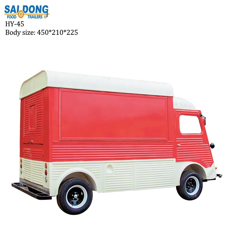 HY-45  Global Leader mobile fast food trailer for sale Europe