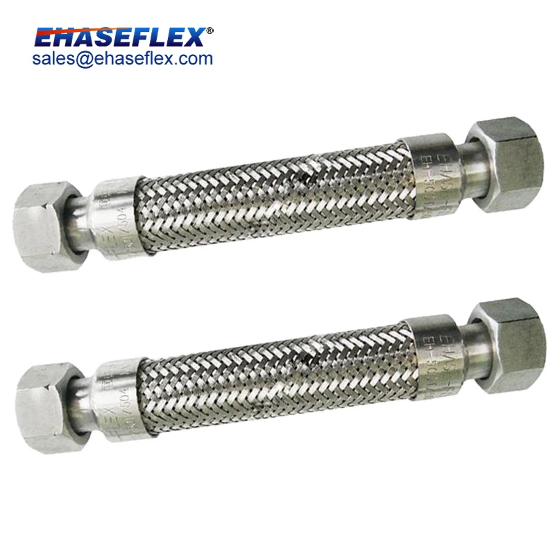 Stainless Steel Braided Flexible Hose With Union End