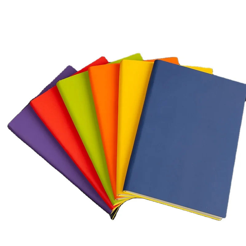 AI-MICH Daily Planner Notepads Writing Notebook A5 Soft Touch Cover Customizable For Elementary