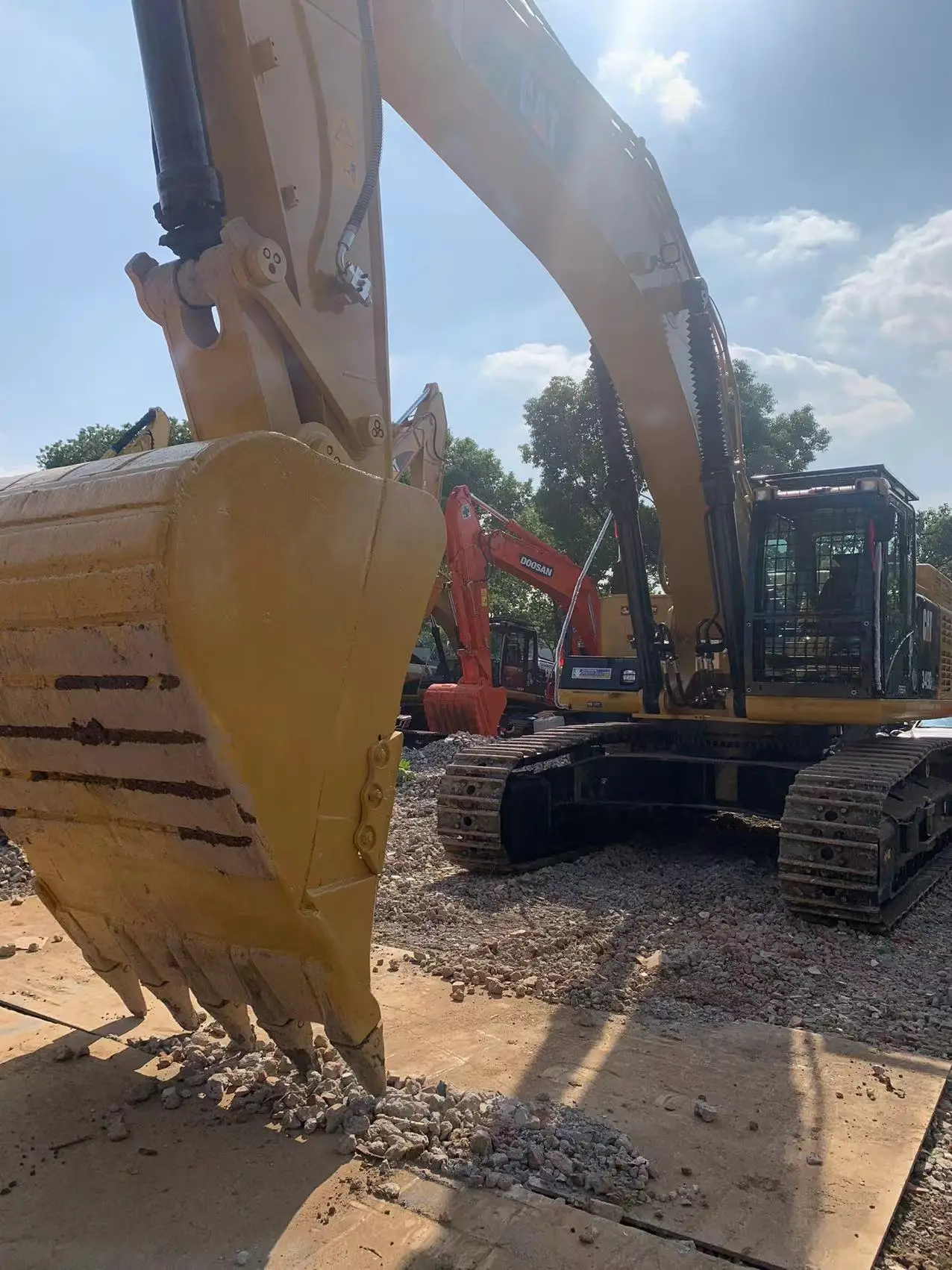Used Mining Machine Used 50Ton Caterpillar Brand Excavator CAT349D2L Excavator with Better Review for sale
