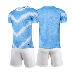 Children Soccer uniforms Match or training football team wears sports T-shirt socks in stock available