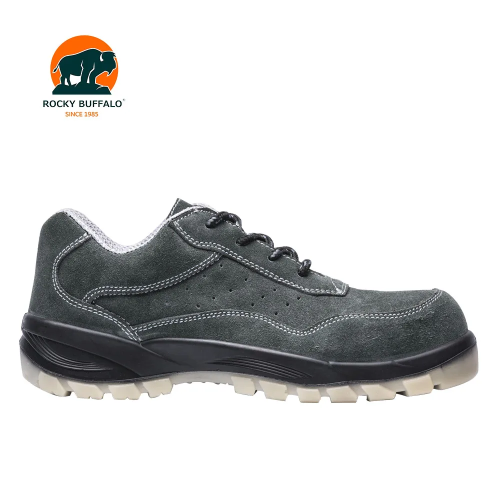 Rocky Buffalo Quality Products Customizable Industrial Steel Toe Safety Shoes Working Shoes For Men