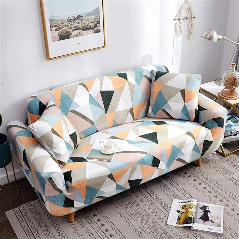 new 5 7 Seater Turkey Full Fitted Sofa Covers Print Waterproof L Shape Sofas Chair Cover Elastic Stretch Slipcover Funda De 3pcs