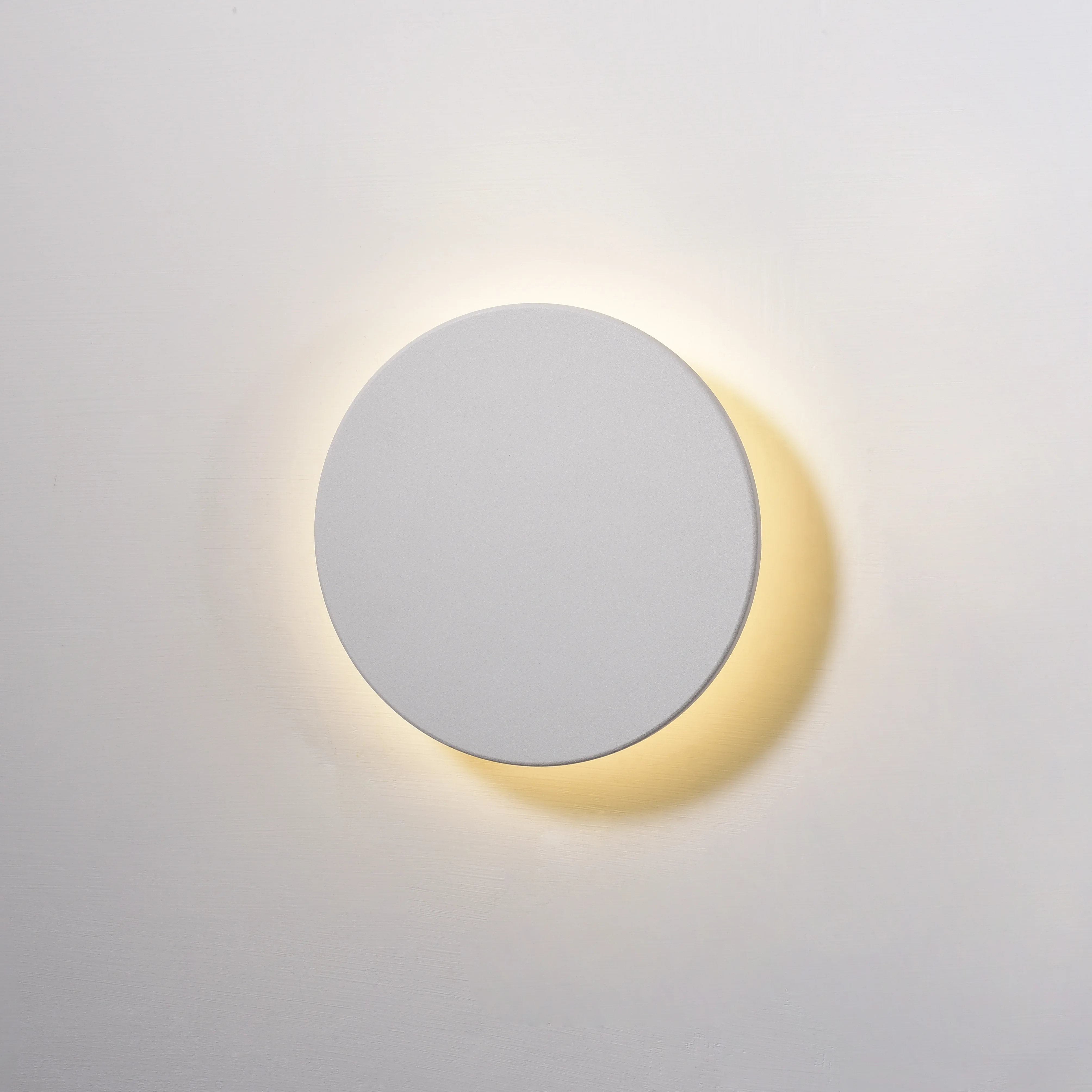 simple design round indoor wall light aluminum LED 6W 12W 24W wall lamp corridor aisle balcony background night light wall lamp