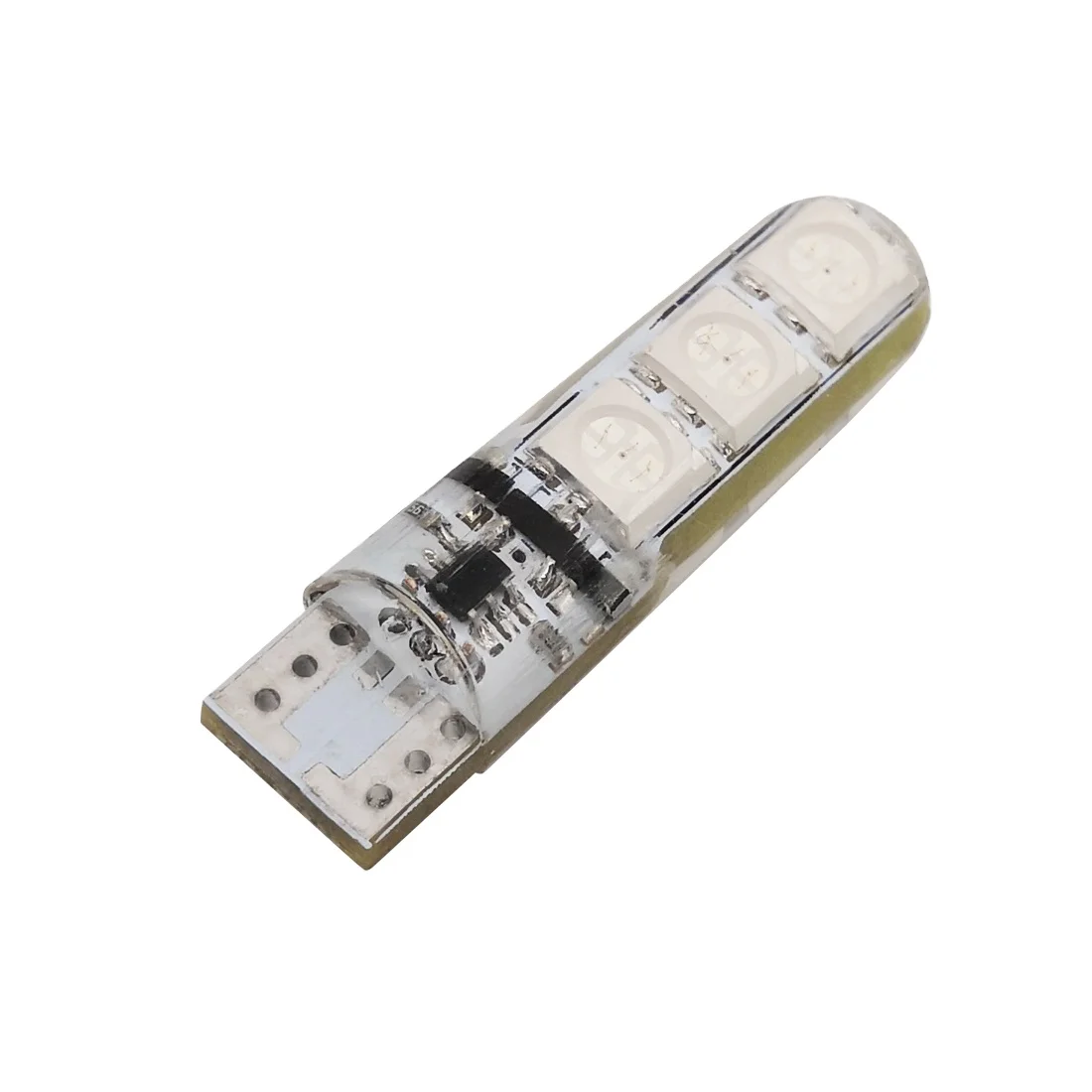 With Remote Control LED T10 Car Clearance Light Wedge Indicator Bulbs 6SMD 5050 194 W5W RGB License Plate Lights Width Lamp 12 V