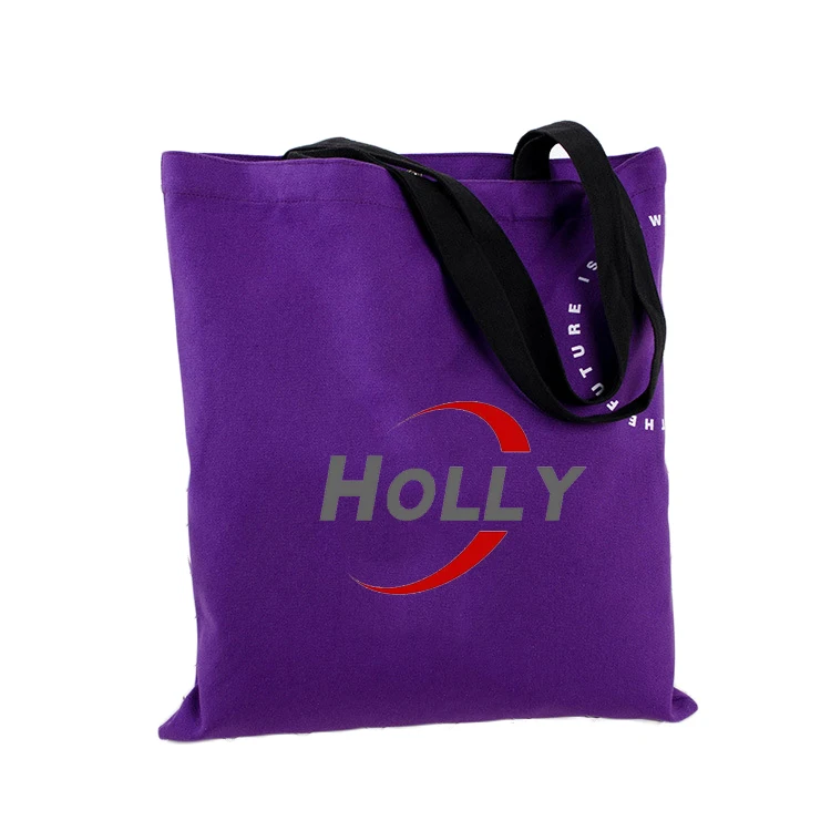 Amazom hot selling custom logo print canvass sling bags canvas tote bag cotton for shopping