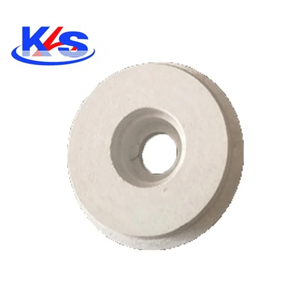 Refractory insulated aluminum silicate ceramic fiber riser sleeves used in aluminum industry