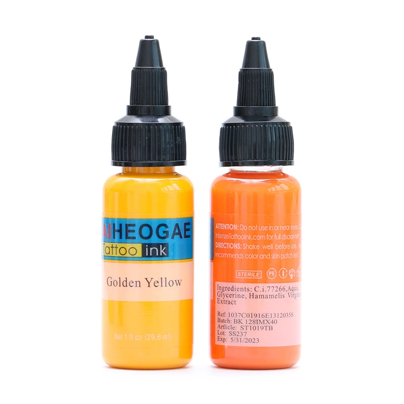 
Tatoo And Body Art Permanent Makeup Pigment Color Best Tattoo Ink Set Microblading Supplies 