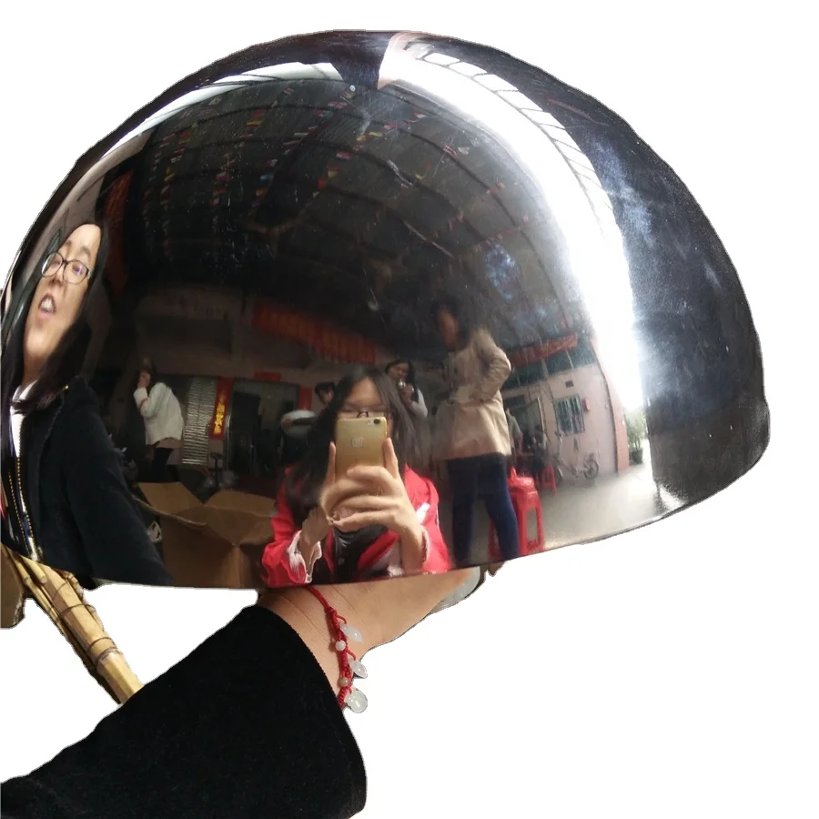 201 304 stainless steel half ball 450mm 18 inch metal half sphere