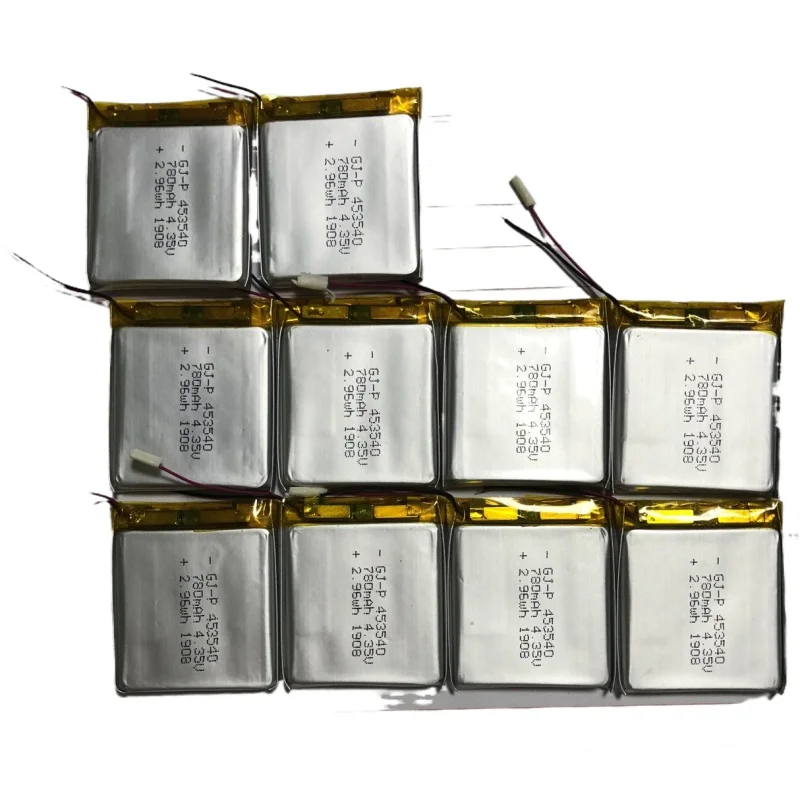 
453450-840mAh Lithium storage polymer ion battery 3.7V polymer lithium ion battery Lithium storage polymer ion battery 