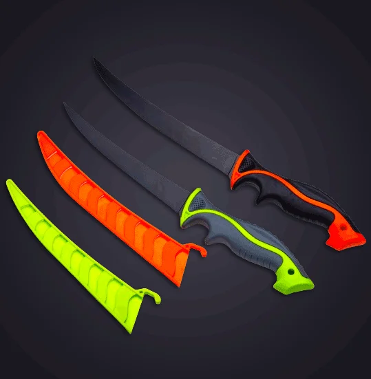 XK02 7inch Stainless Steel Razor Sharp Fillet Knife Blade for Fish and Boning Knife for Meat Cutting