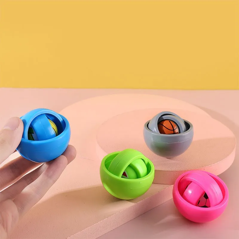 Novelty Sensory Spinner Cube Stress Relief 3D infinite flip decompression toys sensory stress reliever fidget spinner ball