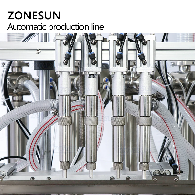 
ZONESUN Automatic Honey Jam Chili Sauce Tomato Paste Bottle Filling Capping Machines Line With Cap Feeder Vibratory Bowl Sorter 