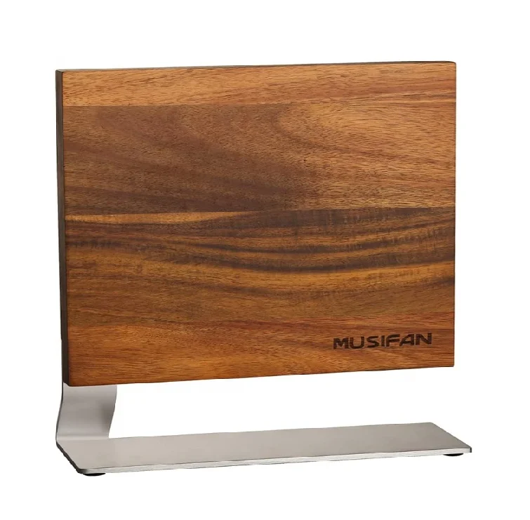 Multifunctional Storage Knife Holder Wooden Knife Block Double Sided  Magnetic Knife Holder