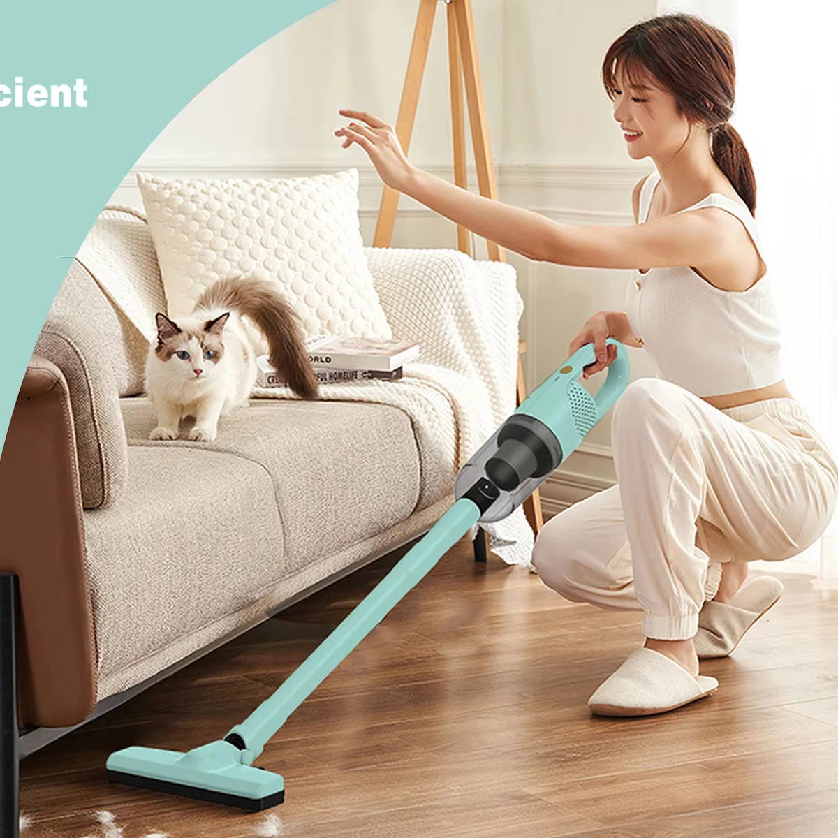 3 in 1 Car Vacuum Cordless Rechargeable with High Power Suction Wireless Mini Portable Vacuum for Car/Home