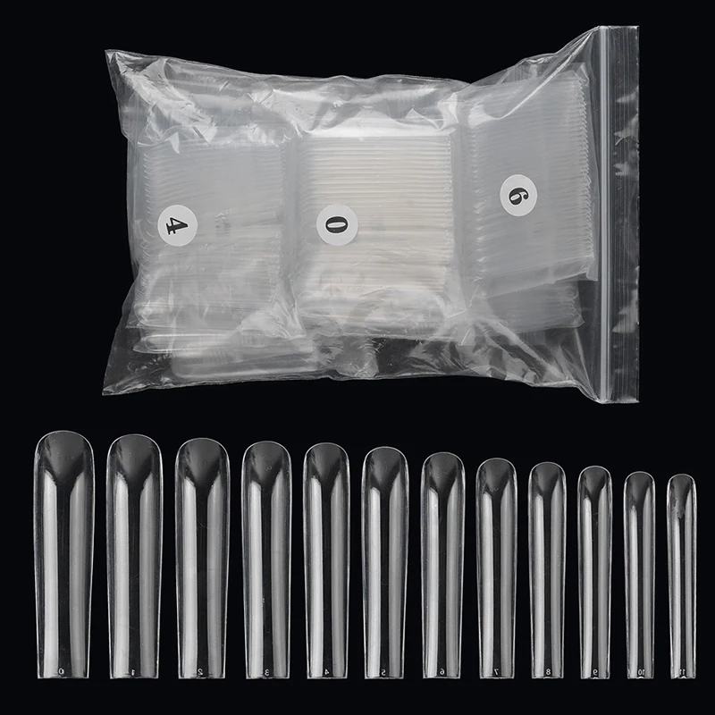 Wholesale Long Straight Press On Nails Tips No C Curve 3xl XL XXL XXXL Square Full Cover Nail Tips