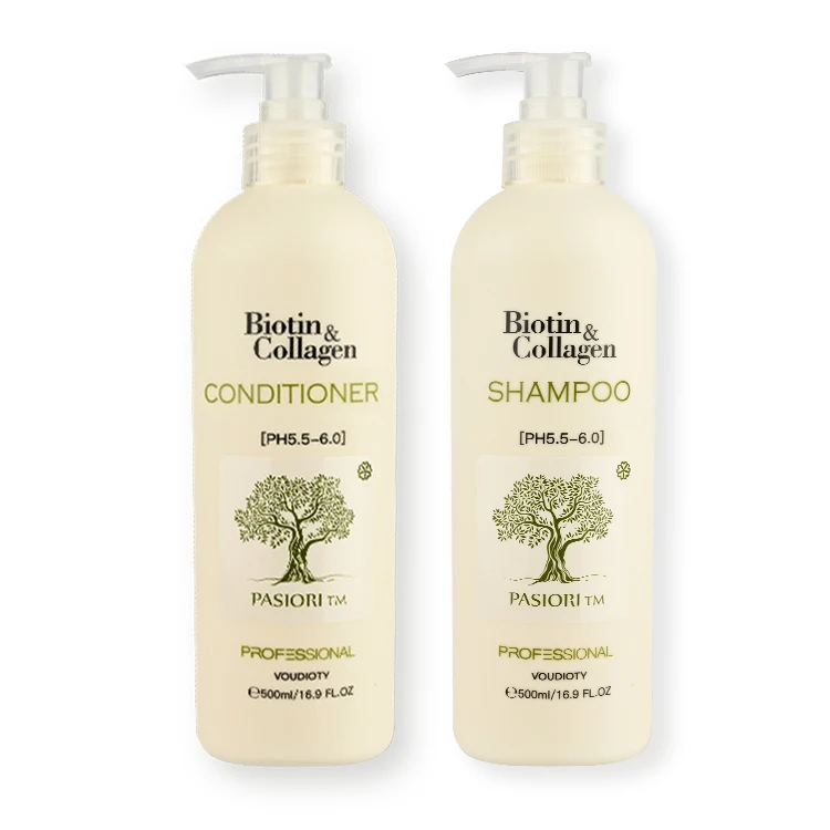 Фирменный натуральный биотин коллагеновый шампунь для роста волос, шампунь и Кондиционер