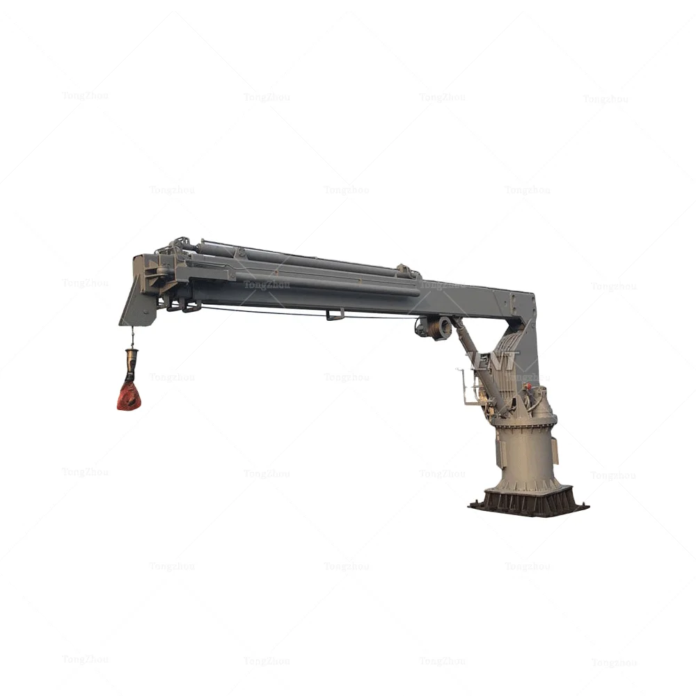 Supply 0.5t Ship Shipboard Lift Load Marine Hydraulic Foldable Telescopic Knuckle Boom Deck Crane