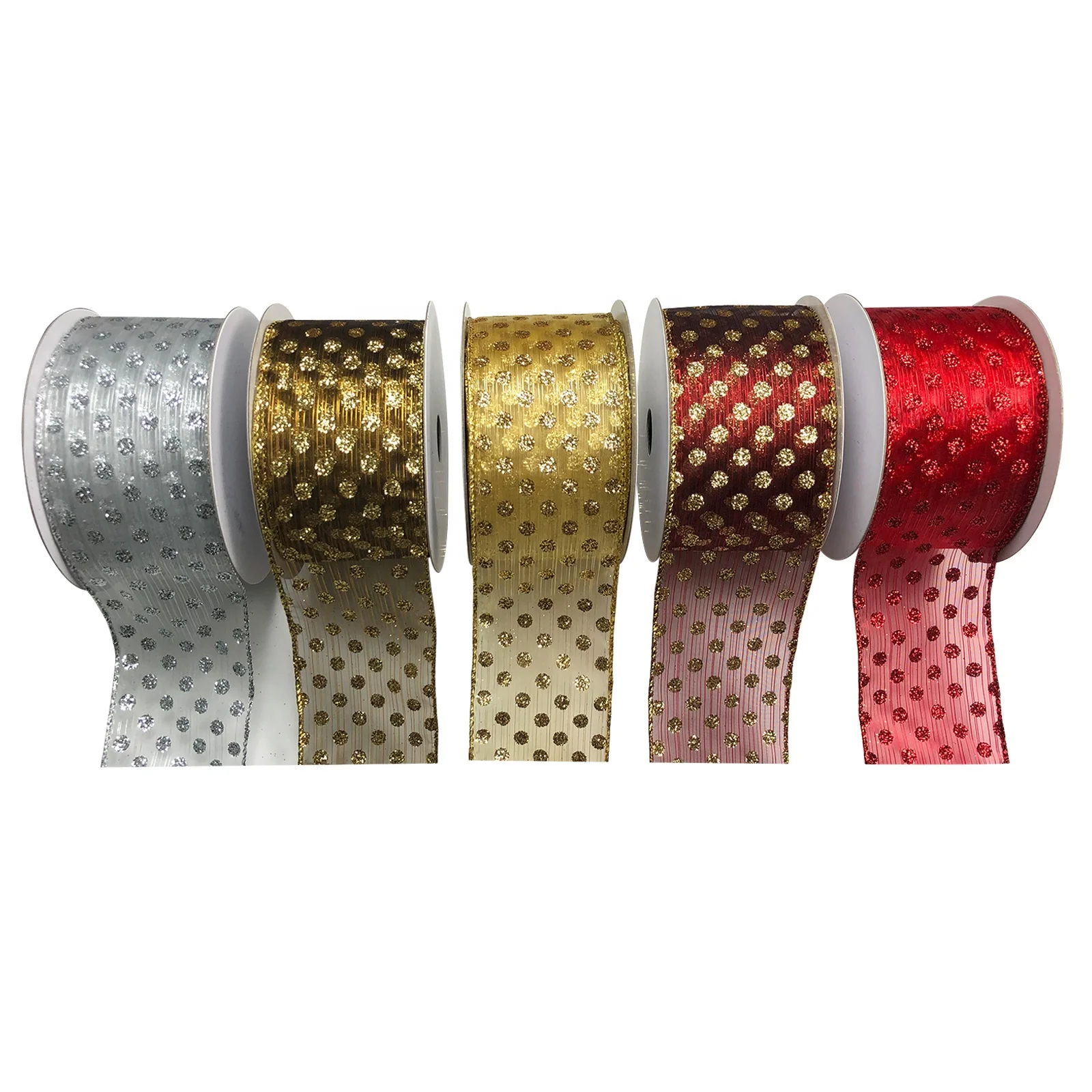 Рождественская декоративная лента 2,5'