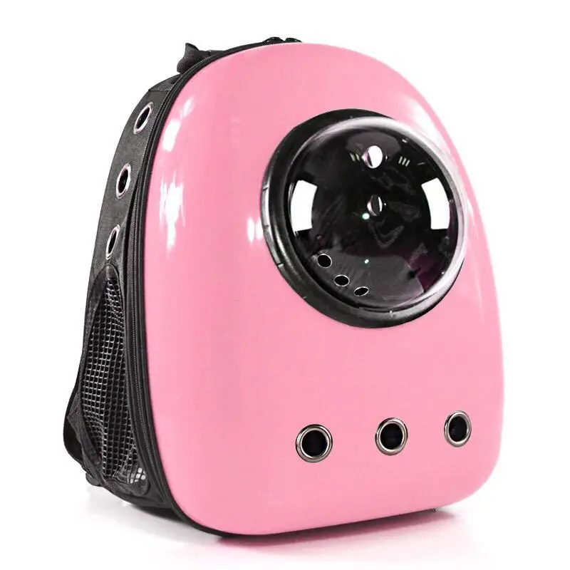 New Cat Bag Dog Backpack Breathable Transparent Portable Backpack Space Pet Backpack