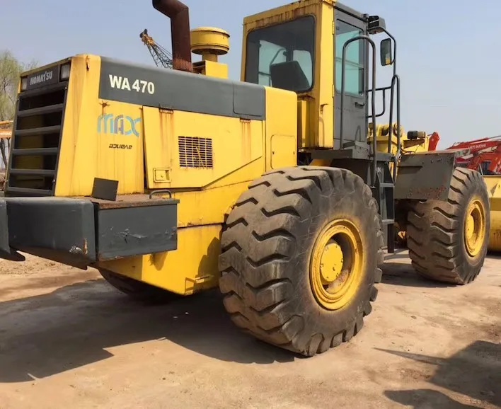 Подержанный wa470-3 Колесный погрузчик Komatsu для продажи, сделано в Японии по низкой цене