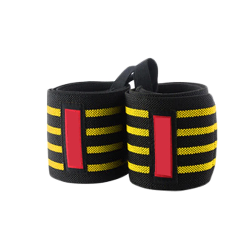 
Custom logo gym fitness wrist brace wholesale nylon super heavy wrist wrap high quality cotton adjustable wrist wraps 