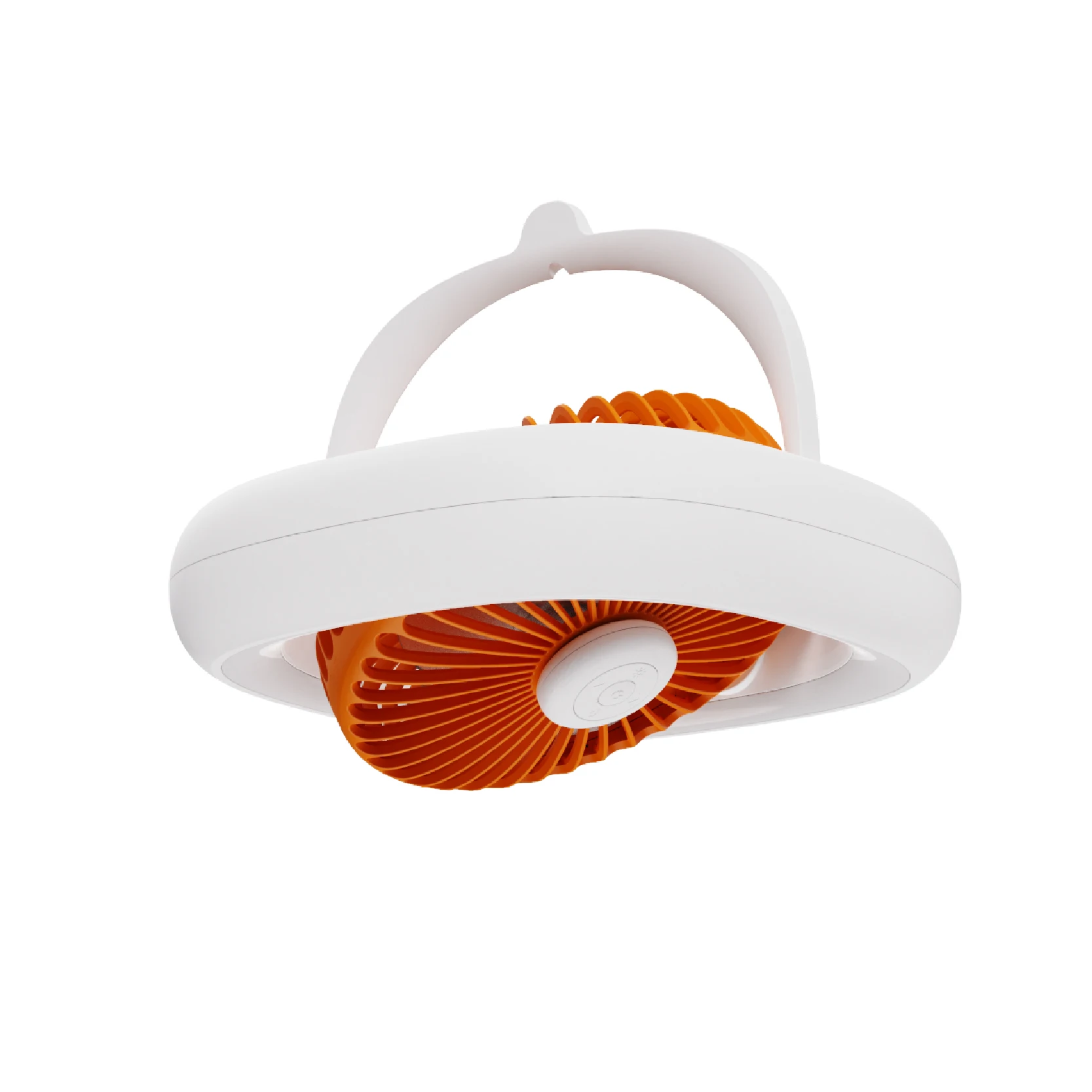Outdoor Desk Hanging Fan Foldable Dc Brushless Fan New Design Small Folding Rechargeable Cooling Table Fan With Led Light