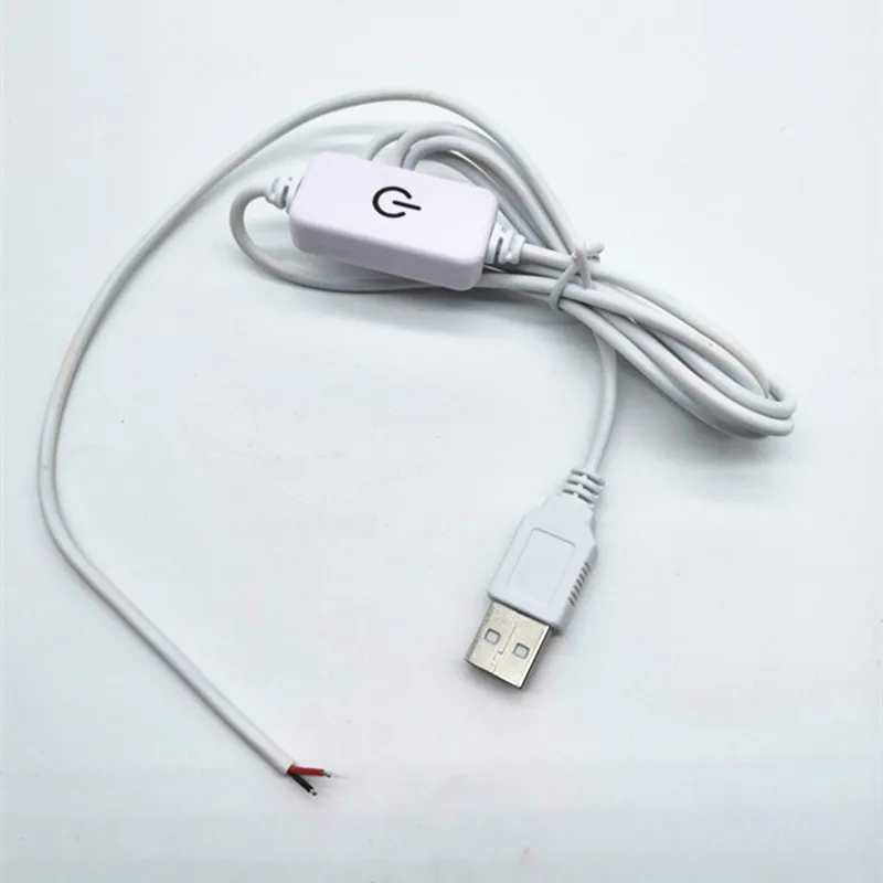 Custom USB to Open End Cable with 501 Power On /Off Switch USB Charging Cable for Pi 2 Pi 3