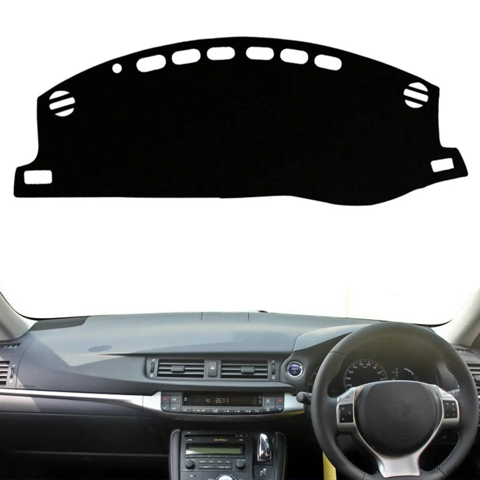 Car dashboard anti-slip sun protection car interior accessories protective pad suitable for Lexus CT200h F Sport 2011-2019