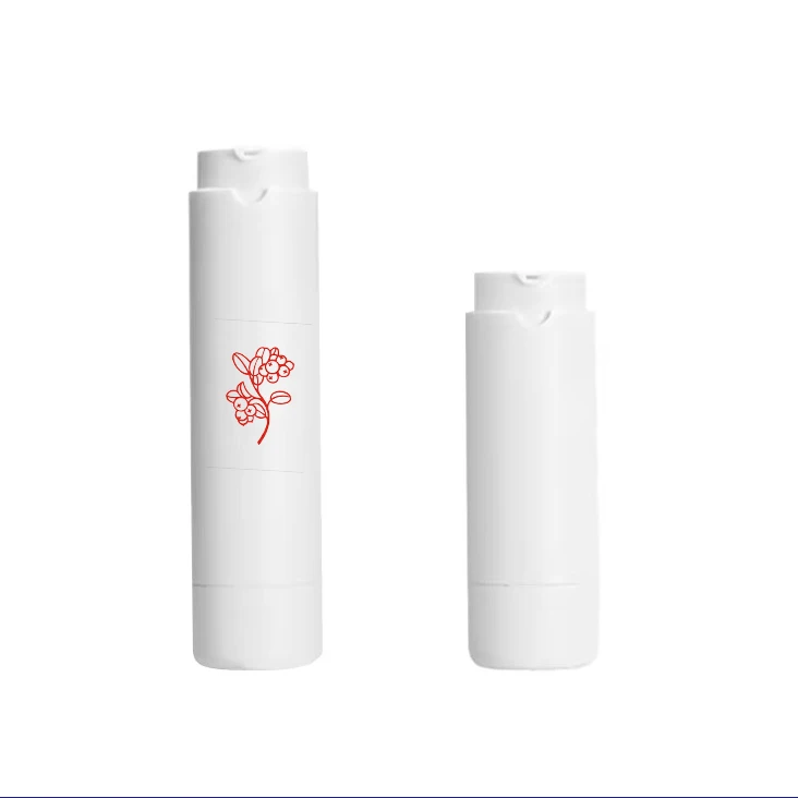 Luxury empty cosmetic lotion serum oil custom logo matte White frosted airless pump bottle for sunscreen cream