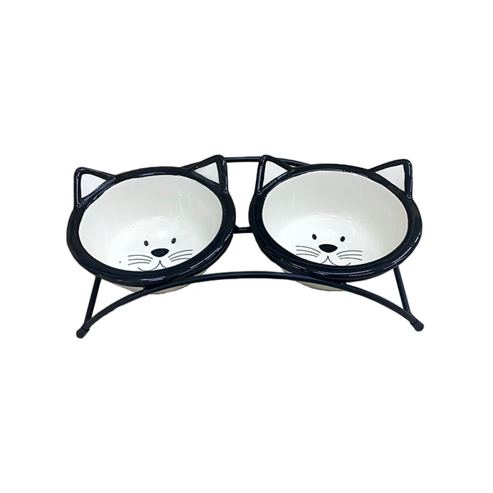 
Bright Plus Quality-Assurance Dog Cat Bowl Fashion Feeding Water Feeder Ceramic Pet Bowl 