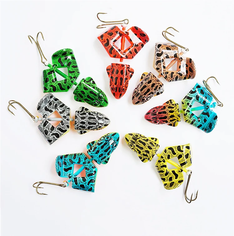 Topwater Frog Whopper Plopper рыболовные приманки для басов, твердая рыболовная Лягушка приманка Whopper Popper Pesca пресноводная рыболовная лягушка