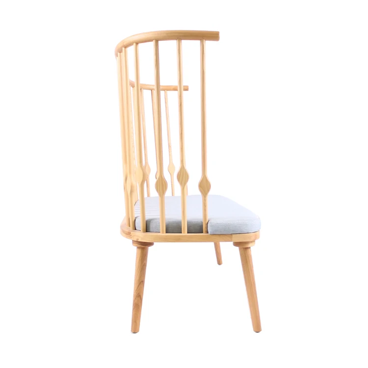 
Nordic Style Simple Modern Fabric Wood Windsor Sofa 