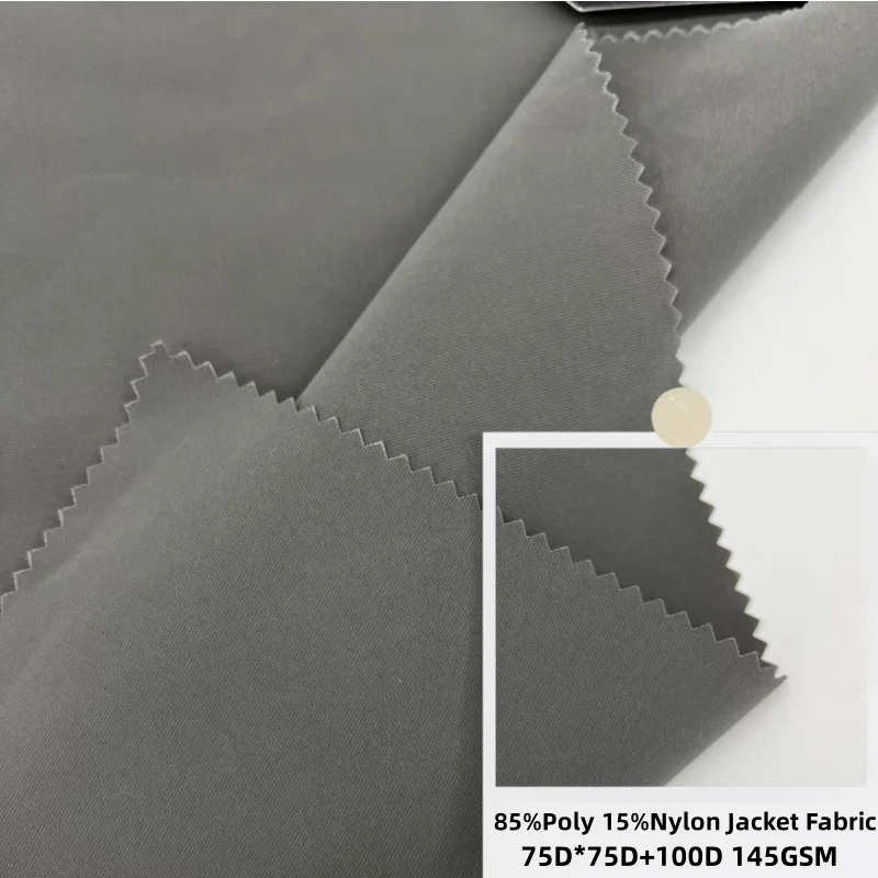 Высококачественный Зимний водонепроницаемый полиэстер нейлон смесь ткани пуховик для мужчин