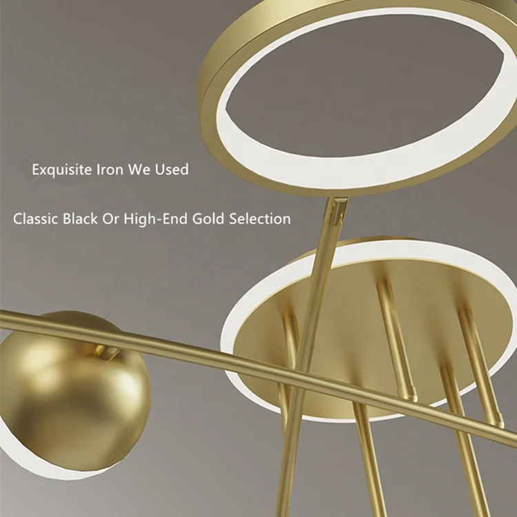 Creative Led Pendant Lights Nordic Modern Acrylic Design Chandeliers Light Post-modern Plexiglass Ceiling Chandelier