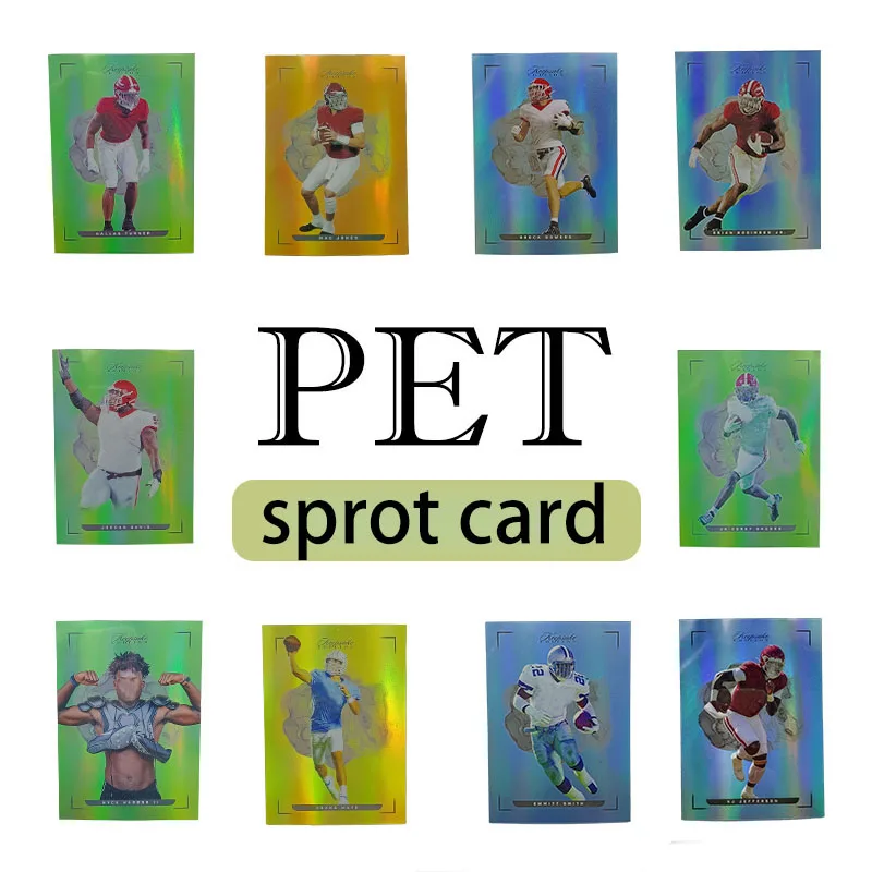 Custom Print Genuine Graded Collectible Sport Playing Cards Premium Football Booster Packaging