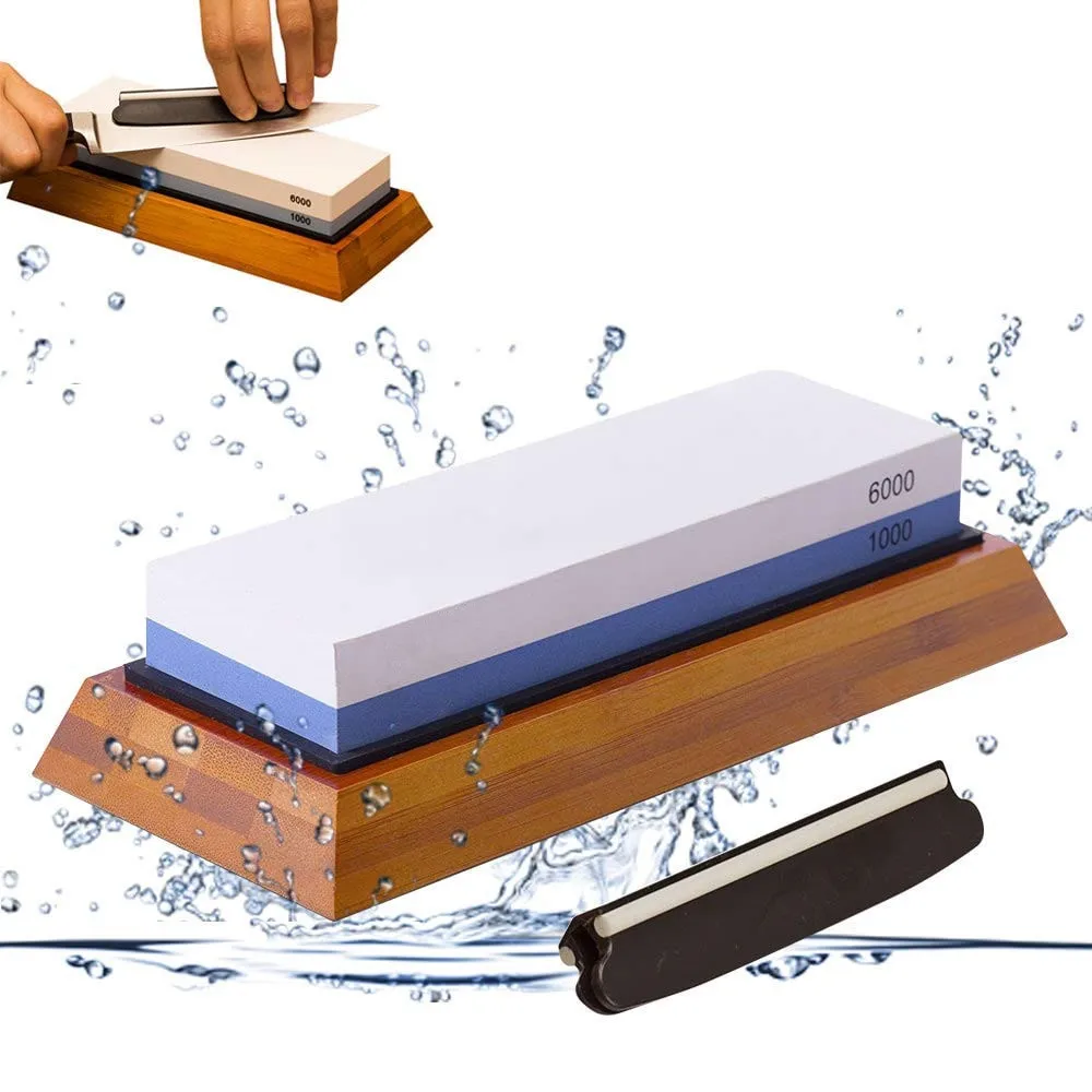 2 боковых нож для ножей точильный камень мокрого камня