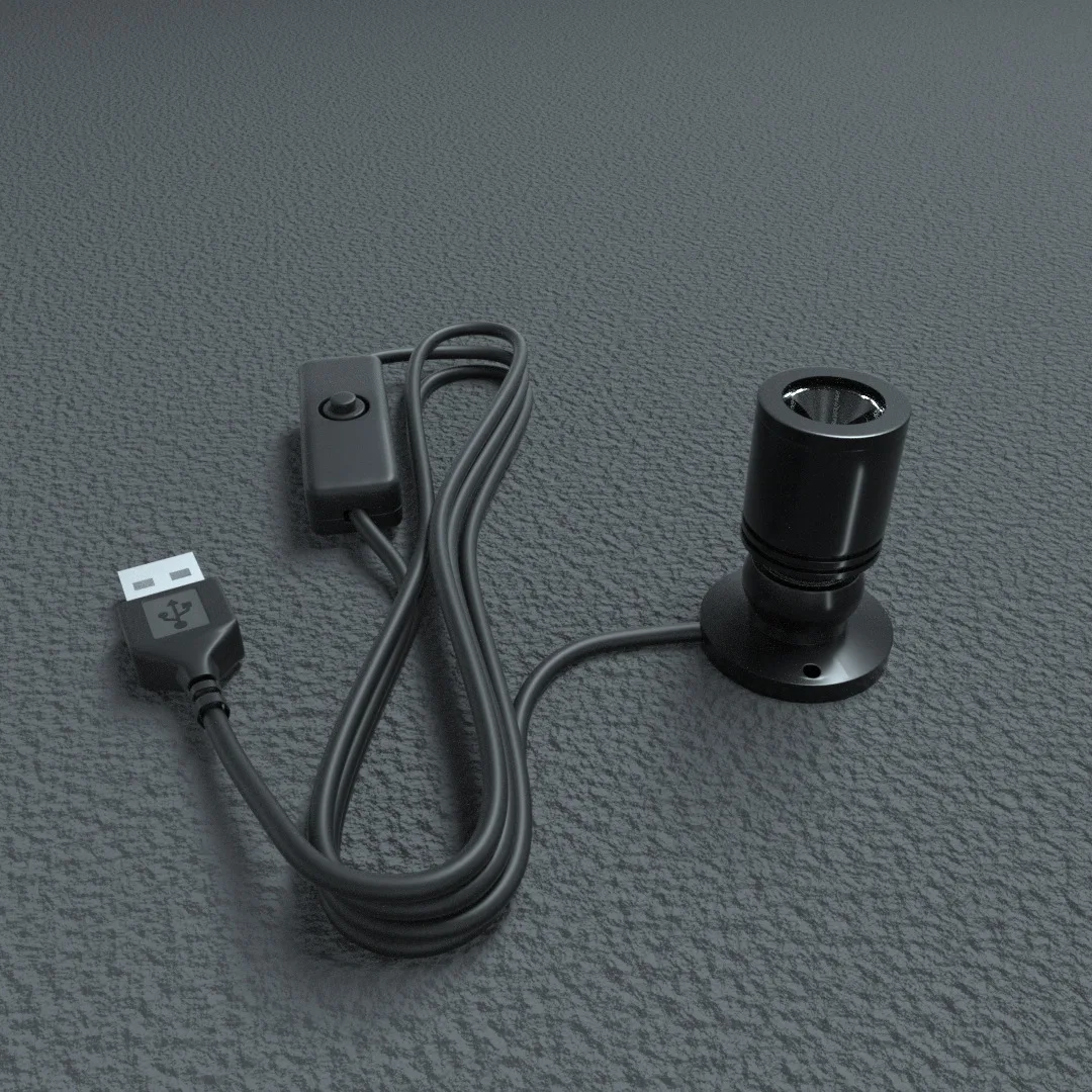 USB LED Spotlight Cable Little Accent Light for Painting Picture Showcase Model Display Shelves Under Cabinet